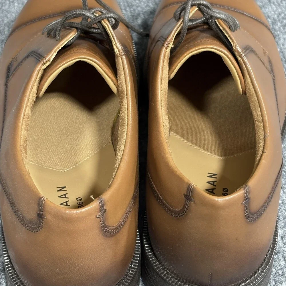 Cole Haan Shoes Mens Size 10 British Tan Bedford Cap Toe Oxford Grand 360 C40255